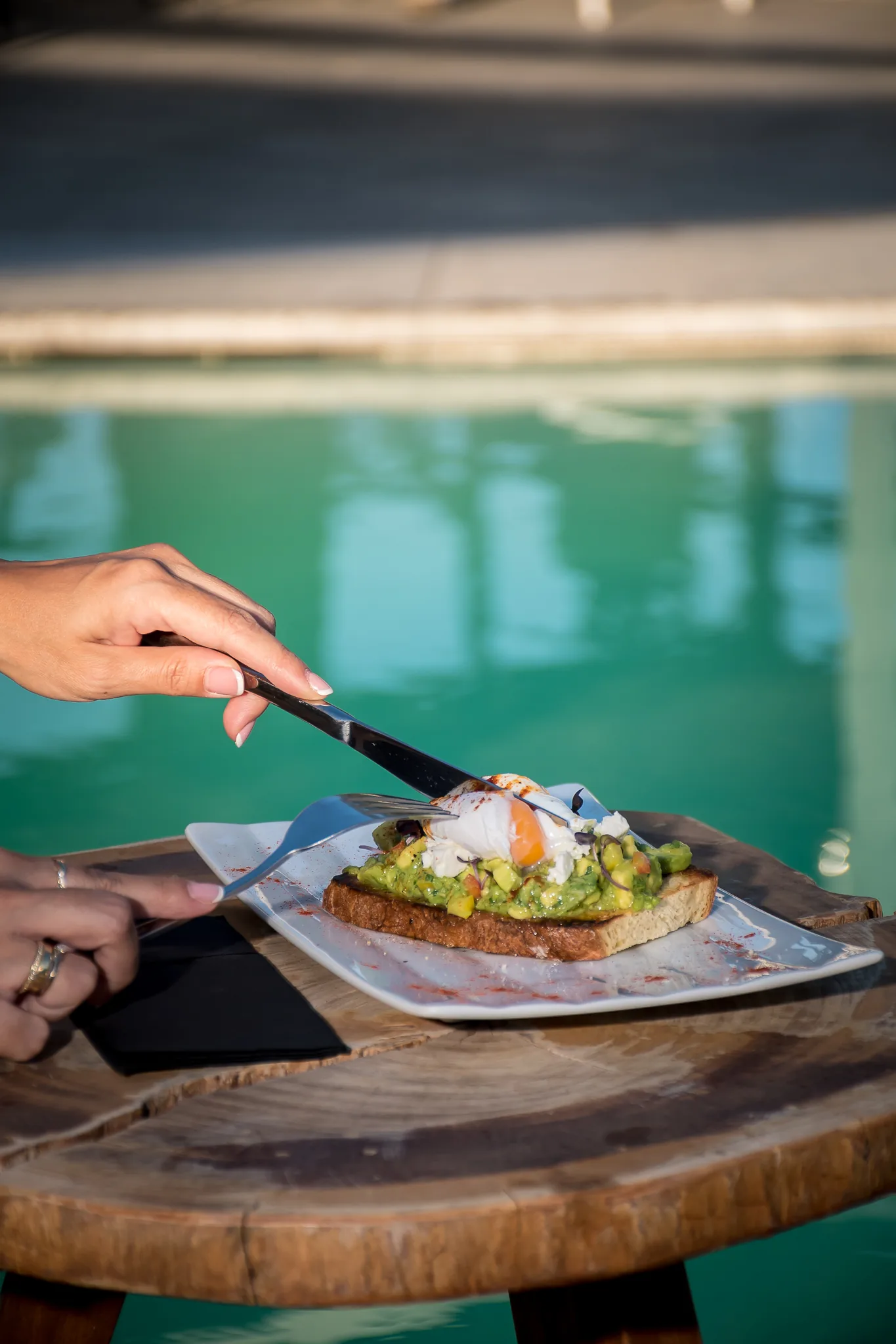 Brunch by the pool
